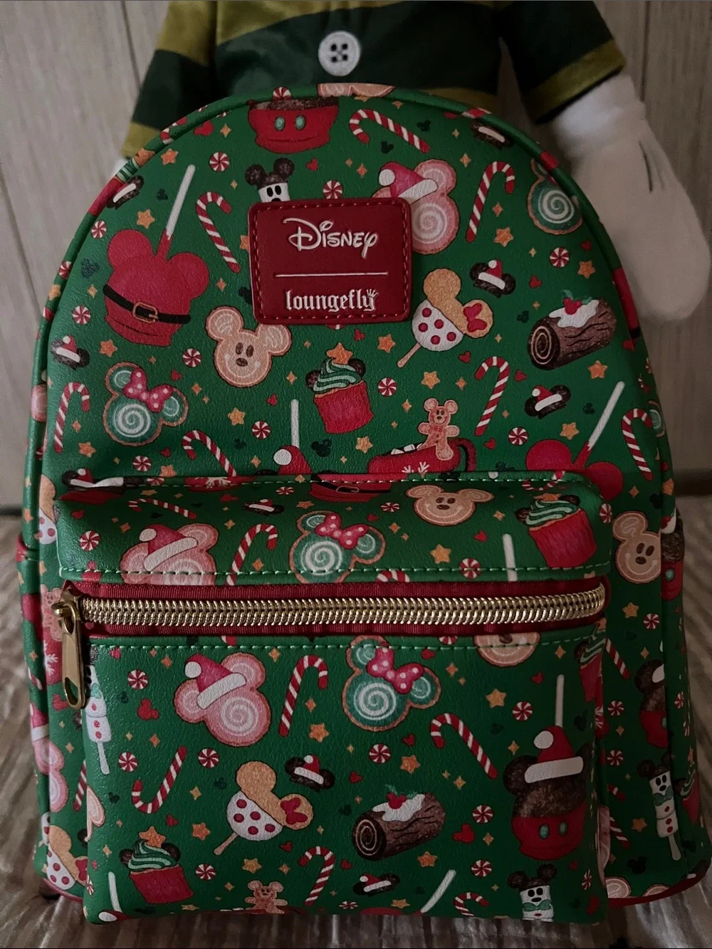 Disney Loungefly Mickey Candy Holiday Treat Bag NWT